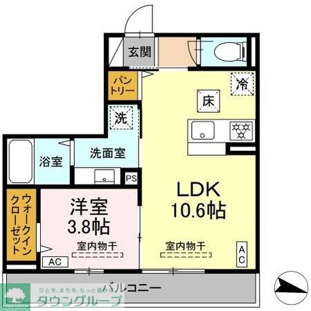 レンブランサ湘南台の物件間取画像